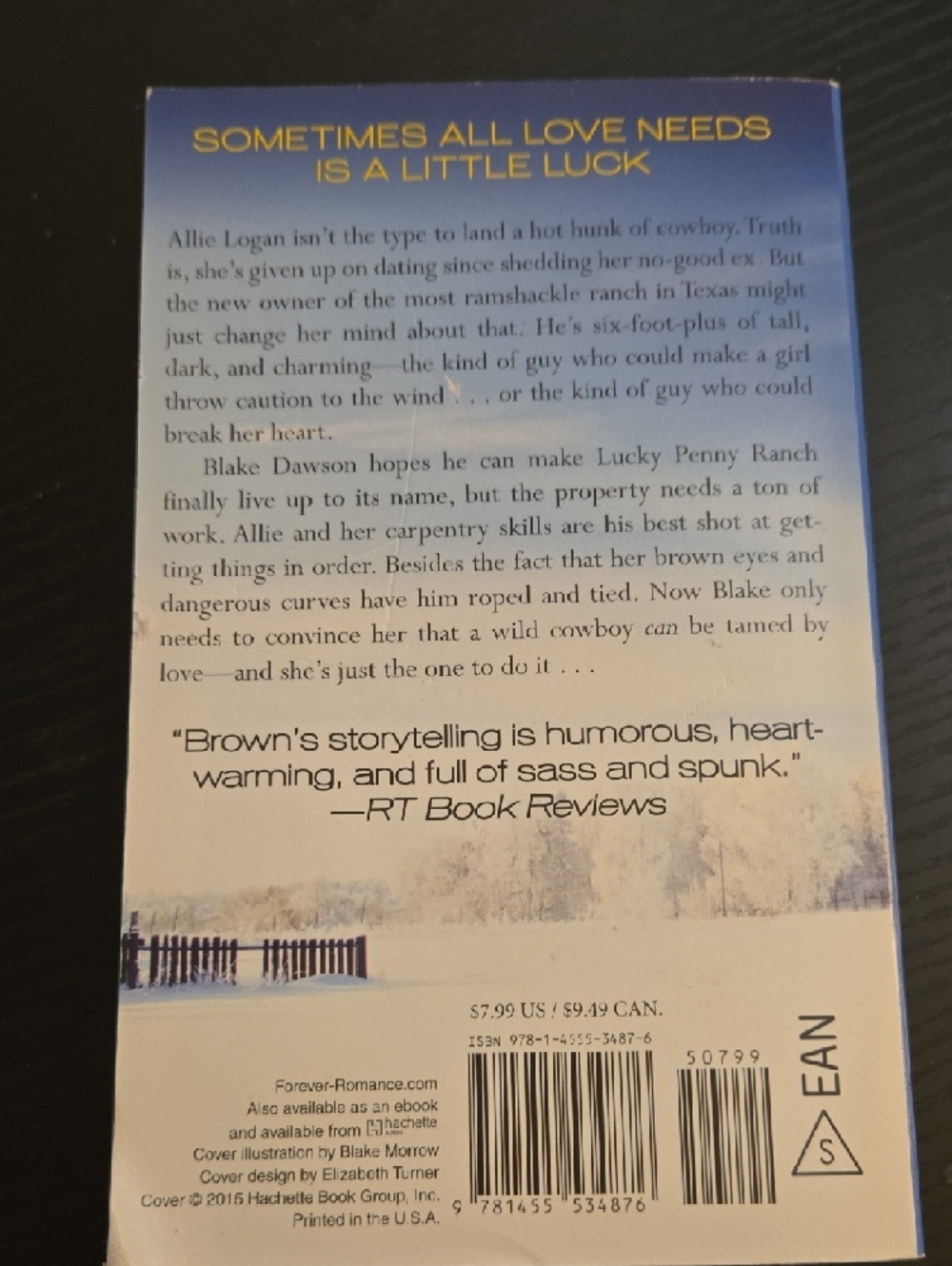 Carolyn Brown "Wild Cowboy Ways" Paperback - Blue Cover - Picture 2 of 2